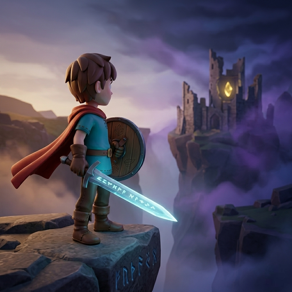 Kai facing the Castle